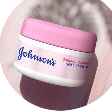 Johnson's كريم الجسم جونسون لترطيب يدوم 24 ساعة وناعم 100مل