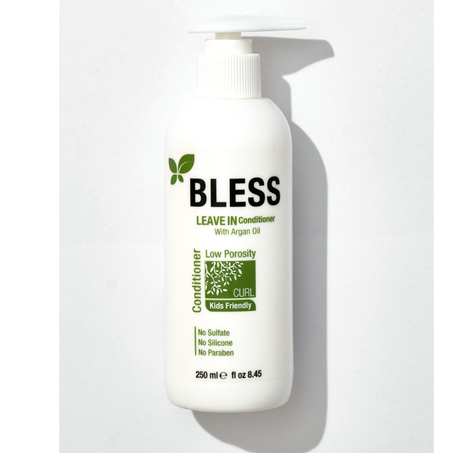 Bless ليف ان كونديشنر للشعر الكيرلي بزيت الأرجان 250 ml