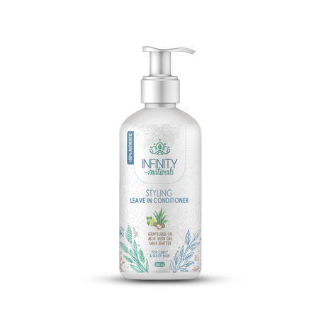 infinity 300ml كريم ليف ان كونديشنر لتصفيف الشعر الكيرلي والمموج