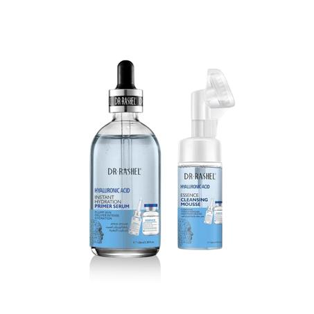 تركيبة الترطيب العميق والعلاج التام للجفاف(غسول 120 مل-سيرم 100 مل)-DR.RASHEL