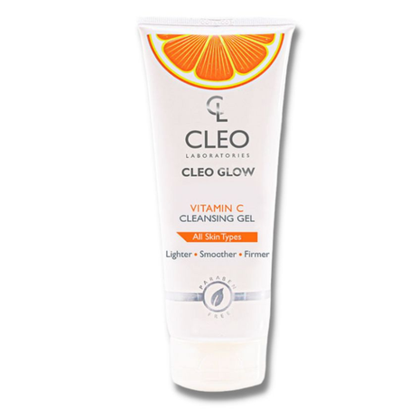 cleo glow جل منظف بفيتامين سي  150  ml
