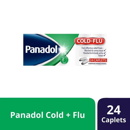 . بنادول كولد آند فلو الأخضر 24 قرص (PANADOL COLD FLU 24 TAB)