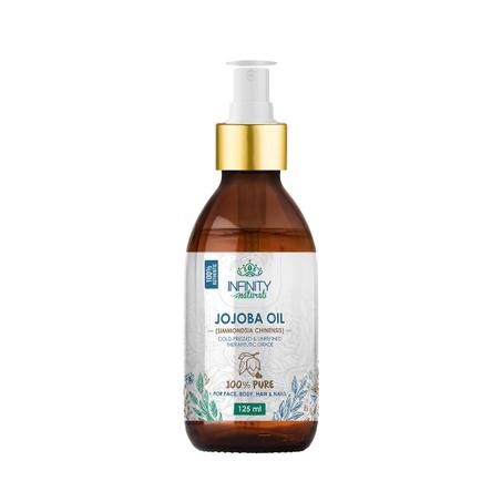 infinity 125ml زيت الجوجوبا الطبيعي لتنعيم الشعر ومنع تقصفه