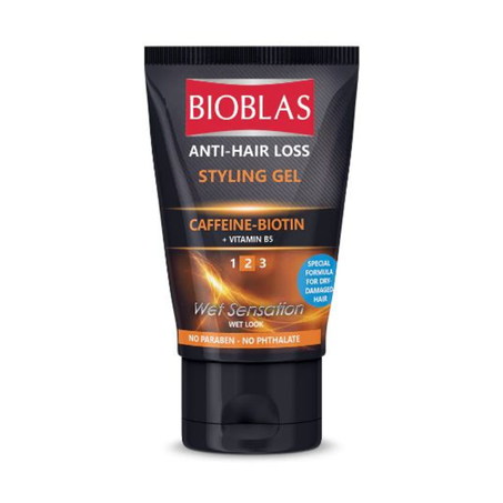 Bioblas جل تصفيف الشعر بيوبلاس للرجال مضاد لتساقط الشعر 2، 150 مل