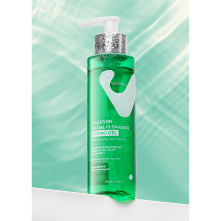 vacation 200ml غسول هيدروجل للبشرة الدهنية والمعرضة لحب الشباب