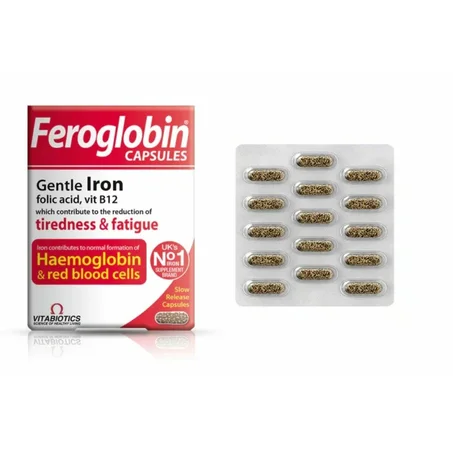 كبسولات فيروجلوبين ب12 المستوردة (Feroglobin B12 Imported 30 Caps)