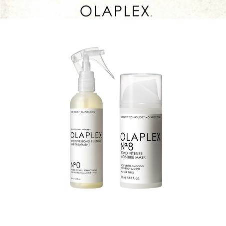 قناع الترميم الفائق للشعر شديد التلف(سبراي155 مل-كريم 100مل)-OLAPLEX