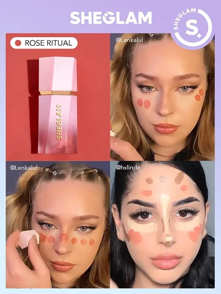 بلاشر شيجلام السائل كولور بلوم - روز ريتوال (Sheglam Color Bloom Liquid Blush - Rose Ritual)