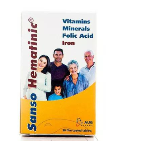 Sanso hematinic لتعويض نقص الحديد في الجسم وعلاج الأنيميا