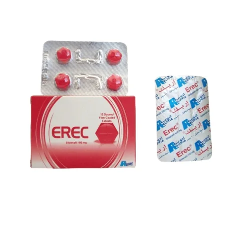 EREC 100 MG 12 TAB ايريك اقراص للانتصاب