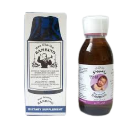 Bambino garibe water  لعلاج الغازات والانتفاخات عند الاطفال 120ml