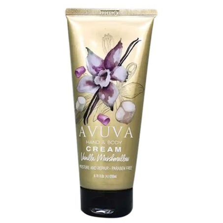 Avuva كريم ترطيب اليد والجسم بخلاصة المارشميلو 200 ml