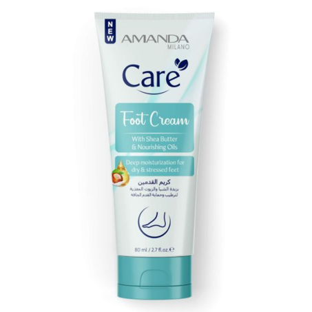 Amanda أماندا كريم القدمين بزبدة الشيا والزيوت المغذية 80 مل