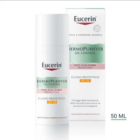 Eucerin  يوسيرين سائل الوجه الواقي للتحكم في الزيت من ديرمو بيوريفايير، 50 مل