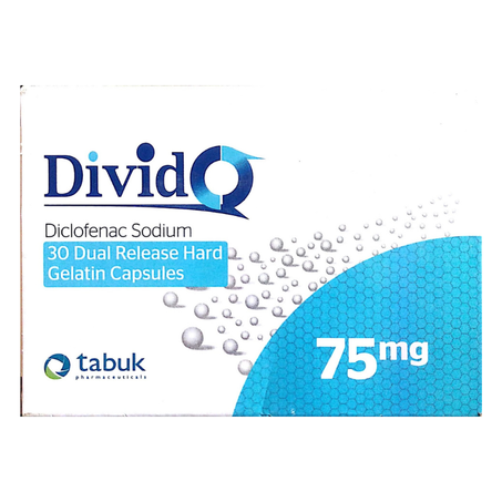 Divido كبسولات مسكنة للالم ومضادة للاتهاب 30capsules