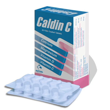 Caldin c مكمل غذائي لزيادة صحة العظام وتقوية مناعة الجسم