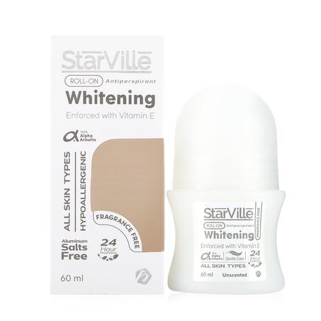 starville 60ml رول اون تفتيح ومزيل عرق بدون رائحة