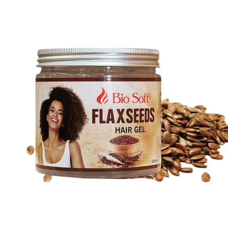 Biosoft  فلاكس سيد جل الشعر بخلاصة بذور الكتان لاصحاب الشعر الكيرلي500ml