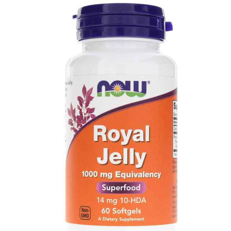 now أقراص رويال جيلي 60 قرصا