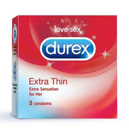 Durex  Extra Thin Extra Sensation for Her 3 Condom