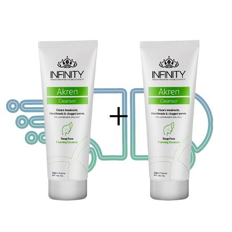 Infinity اكرين غسول البشرة الدهنية 1+1 (copy)
