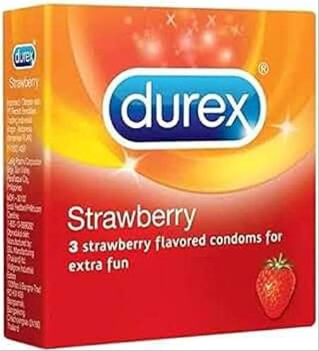 DUREX STRAWBERRY 3CONDOMS