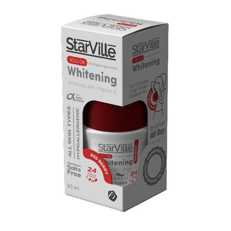 60ml رول اون تفتيح ومزيل العرق برائحة التوت الاحمر Starville