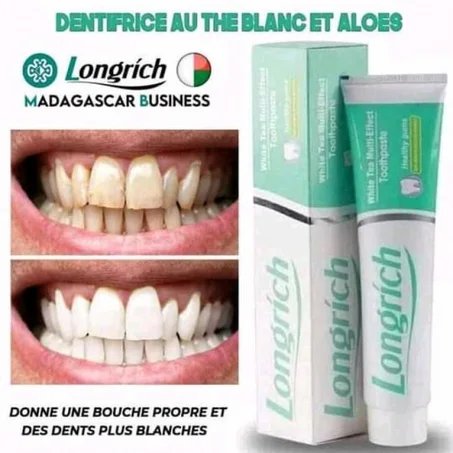 PATE DENTIFRICE AU THE BLANC LONGRICH 200g