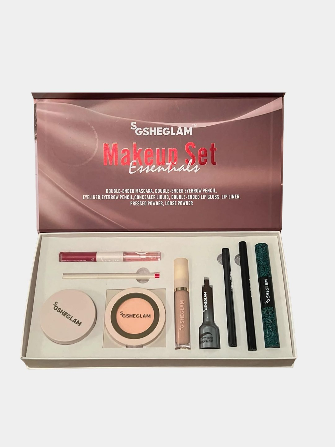 مجموعة مكياج SGSHEGLAM Essentials المتكاملة - لإطلالة احترافية كل يوم