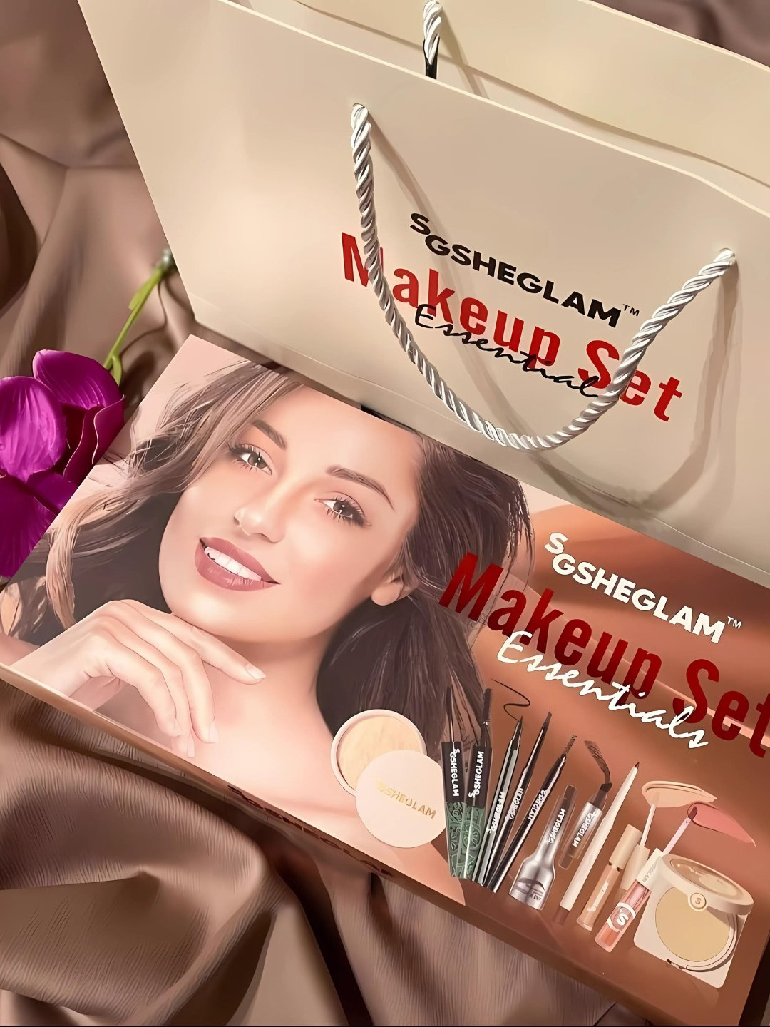 مجموعة مكياج SGSHEGLAM Essentials المتكاملة - لإطلالة احترافية كل يوم