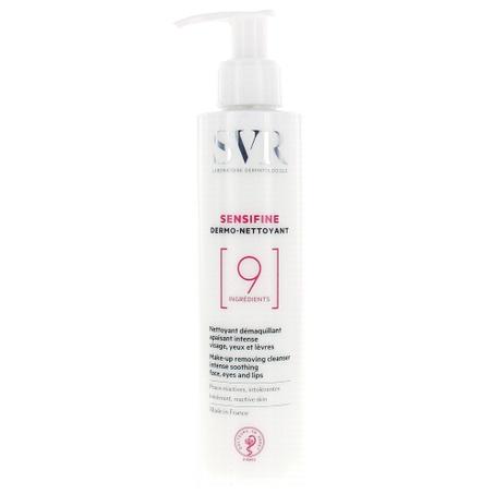 SVR Sensifine dermo-nettoyant démaquillant apaisant intense flacon pompe 200ml