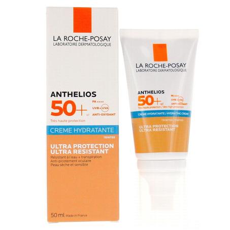 LA ROCHE-POSAY ANTHELIOS ULTRA PROTECTION CRÈME HYDRATANTE TEINTÉE SPF50+ 50 ML