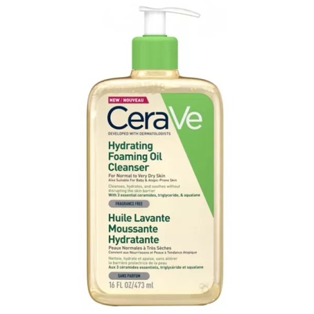 CERAVE HUILE LAVANTE MOUSSANTE HYDRATANTE 473ML