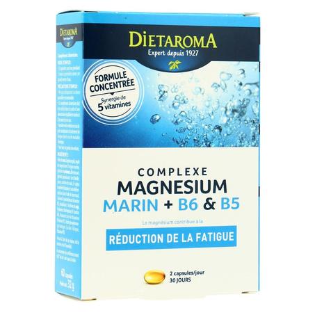 DIETAROMA COMPLEXE MAGNÉSIUM MARIN + B6 & B5 60 CAPSULES