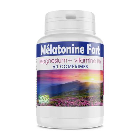 GPH MÉLATONINE FORT - MAGNÉSIUM + VITAMINE B6 - 60 COMPRIMÉS