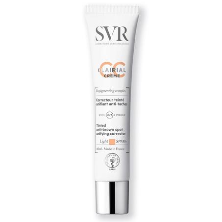SVR CLAIRIAL CC CRÈME CORRECTEUR UNIFIANT ANTI-TACHES LIGHT SPF50+ 40 ML