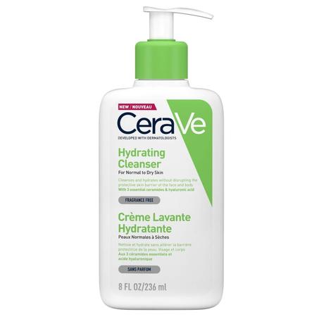 CREME LAVANTE HYDRATANTE VISAGE ET CORPS PEAUX NORMALES A SECHES 236ML CERAVE