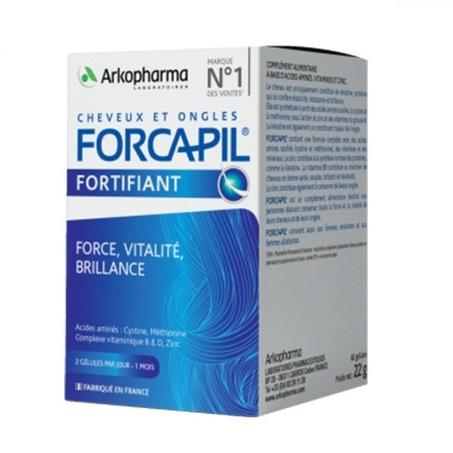 CHEVEUX ET ONGLES ZINC, VITAMINE B 60 GÉLULES FORCAPIL ARKOPHARMA