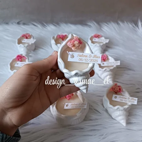 coquillage Bougie parfumée