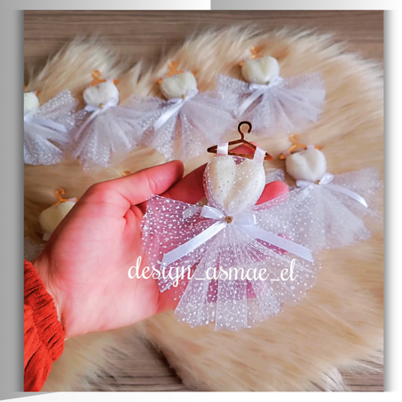 شمعة فستان العروس للتوزيعات الراقية ✨