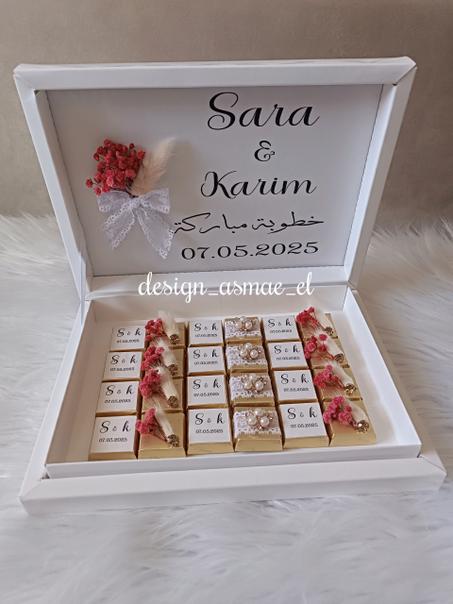 بلاطو شوكولا فاخر للخطوبة