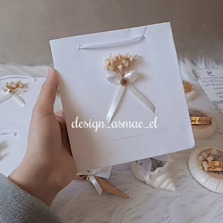 حقيبة توزيعات الحنة بتصميم أنيق