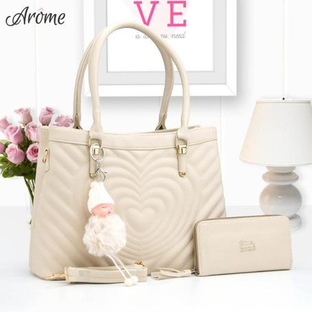 AR2 - Sac Fourre-tout 2 Pièces De Haute Qualité + Porte Clé Peluche Cadeau