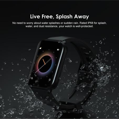 Oraimo Watch, 1.69 IPS, écran IP68, Montre Intelligente, étanche