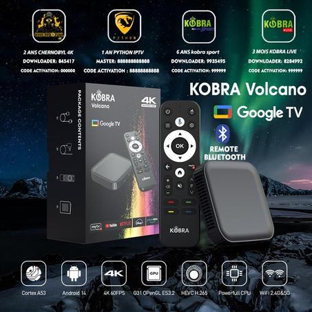 KOBRA Volcano 9 ans d’abonnement gratuit