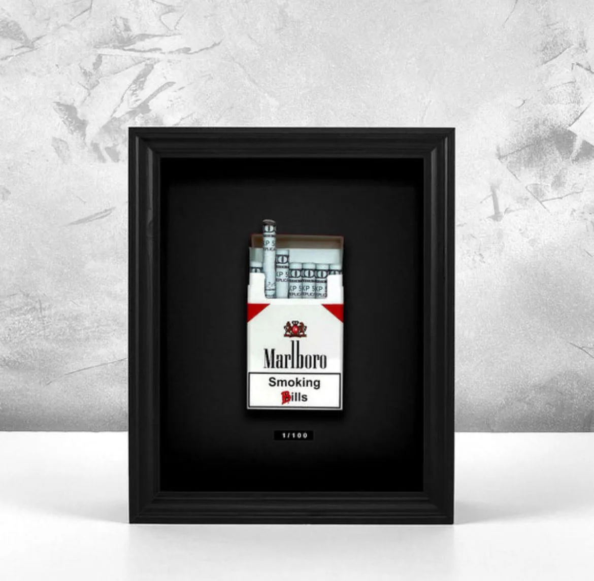 Tableau des paquets de cigarettes