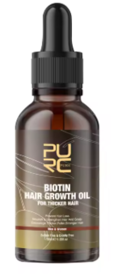 PURC biotine croissance des cheveux shampooing Anti perte de cheveux réparation endommagé frisottis huile d'argan traitement du cuir chevelu produits de soins capillaires