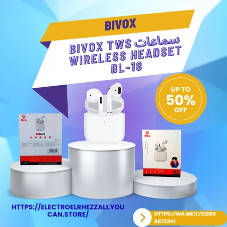 سماعات Bivox TWS Wireless Headset BL-18