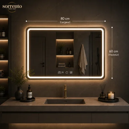 Miroir LED Sorrento Oval Spécial– Design Italien Moderne (copy)