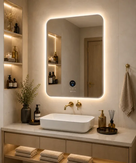 Miroir LED Therose  Vertical Nouveau – Design Italien moderne